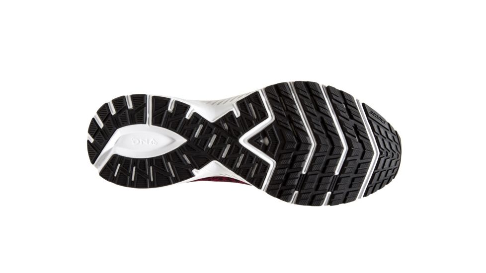 Brooks Launch 6 - Mens, Red/Black/Grey, Medium, 9.5, 1102971D617.095