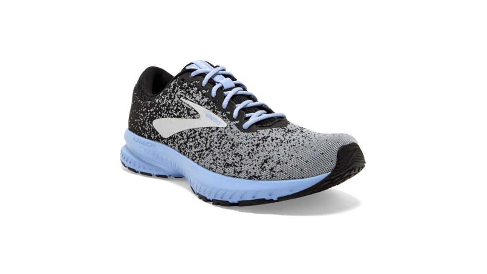 Brooks Launch 6 - Womens, Black/Primer/Bel Air Blue, Medium, 7.0, 1202851B032.070