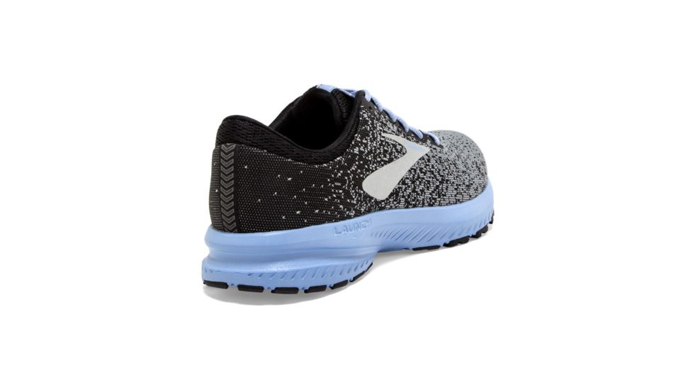 Brooks Launch 6 - Womens, Black/Primer/Bel Air Blue, Medium, 7.0, 1202851B032.070