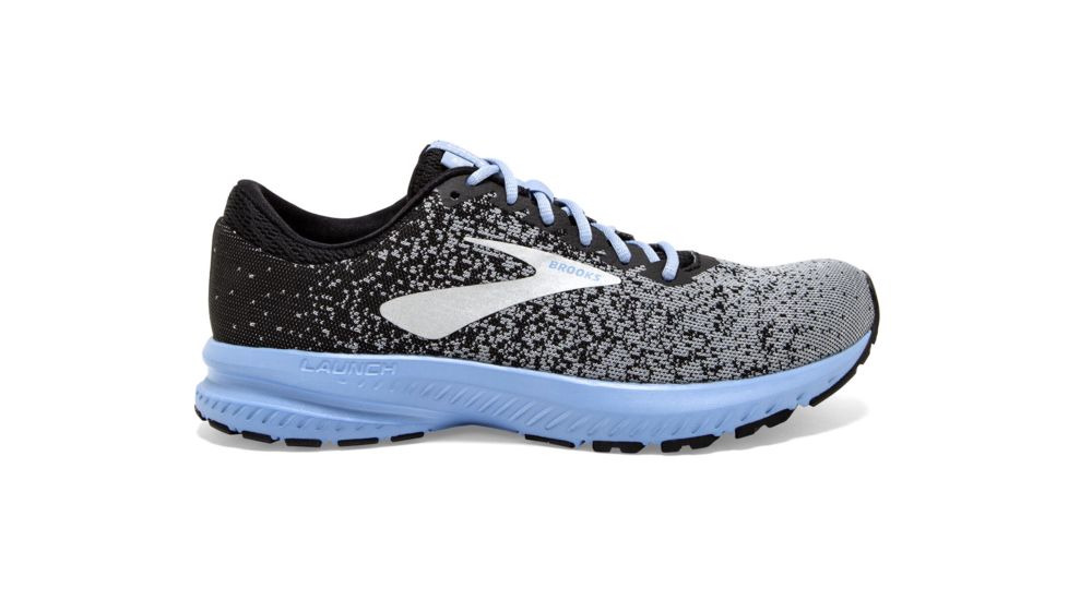 Brooks Launch 6 - Womens, Black/Primer/Bel Air Blue, Medium, 7.0, 1202851B032.070