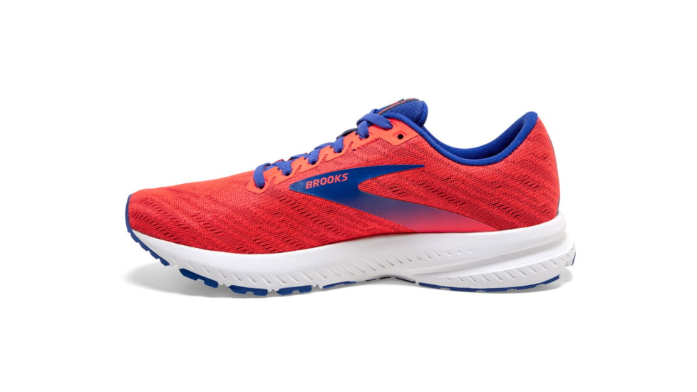 Brooks Launch 7 Road Running Shoe - Womens, Coral/Claret/Blue, 6.5B, 1203221B621.065