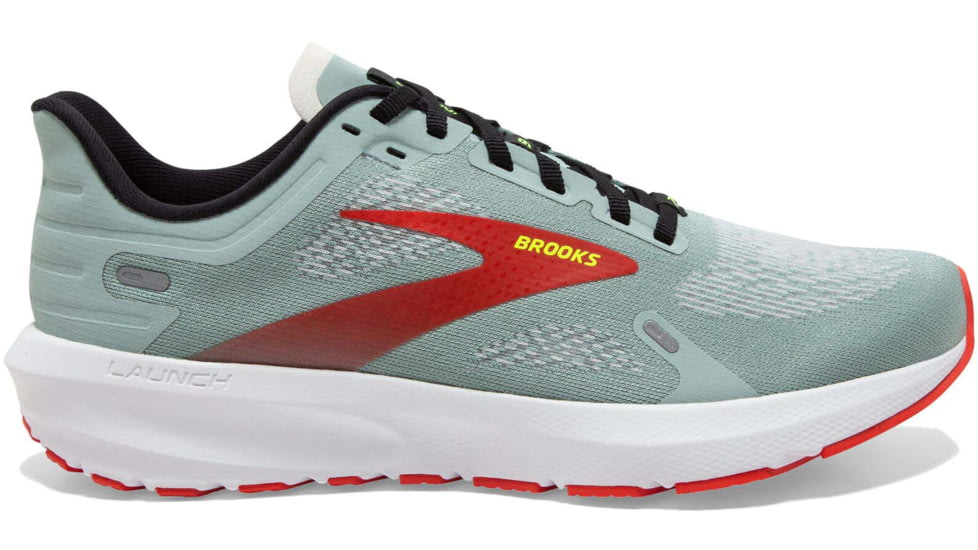 Brooks Launch 9 Running Shoes - Mens, Blue Surf/Black/Cherry Tomato, 14.0, 1103861D413.140