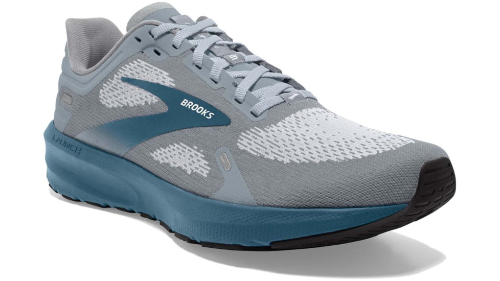 Brooks Launch 9 Running Shoes - Mens, Grey/Midnight/White, 9.5, 1103861D063.095