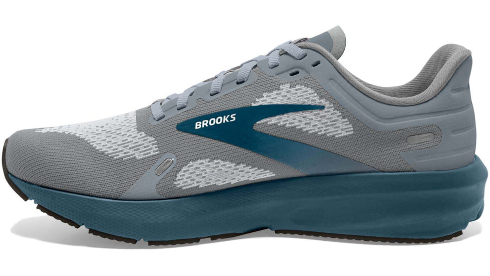 Brooks Launch 9 Running Shoes - Mens, Grey/Midnight/White, 9.5, 1103861D063.095