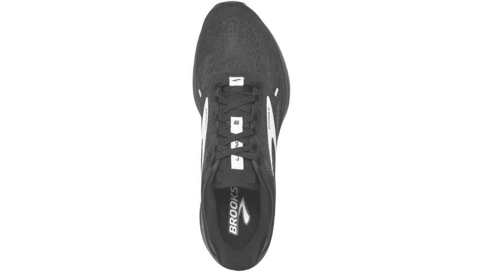 Brooks Launch 9 Running Shoes - Mens, Wide, Black/White, 7.5, 1103862E048.075