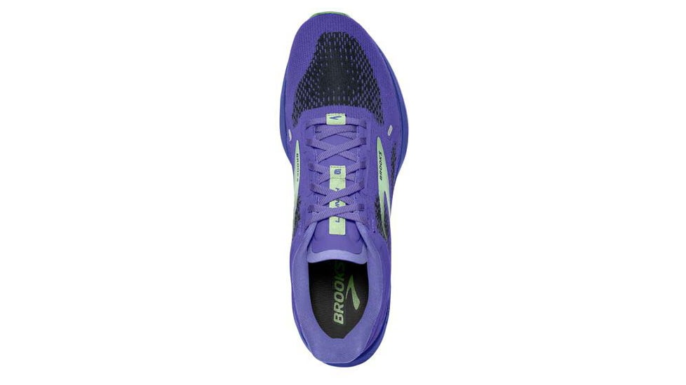 Brooks Launch 9 Running Shoes - Womens, Medium, Blue Iris/Ebony/Green, 9.5, 1203731B525.095