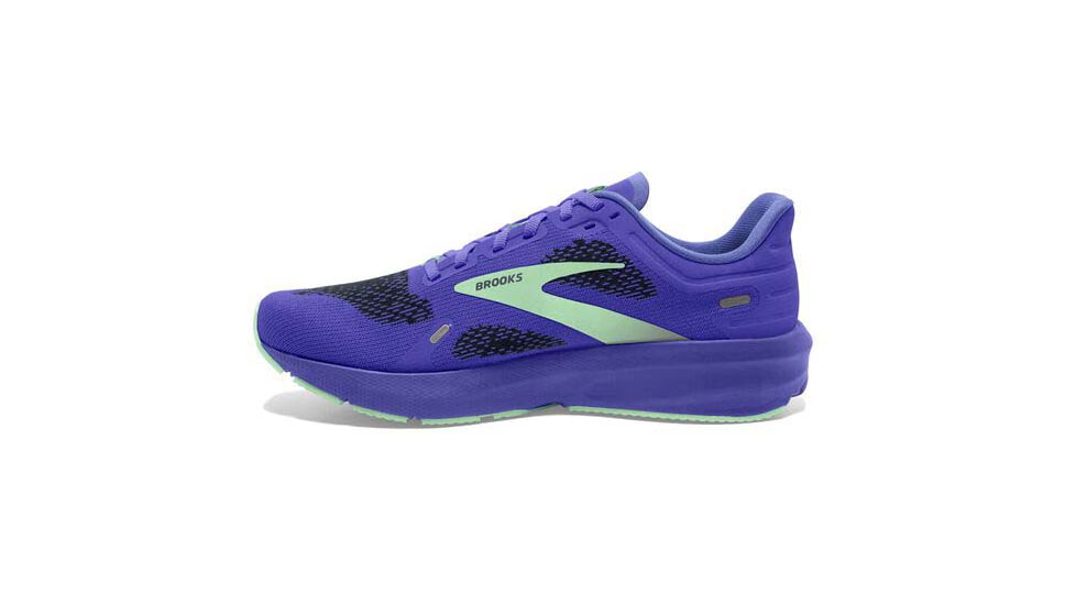 Brooks Launch 9 Running Shoes - Womens, Medium, Blue Iris/Ebony/Green, 9.5, 1203731B525.095