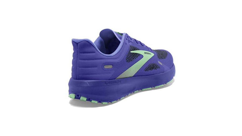 Brooks Launch 9 Running Shoes - Womens, Medium, Blue Iris/Ebony/Green, 9.5, 1203731B525.095