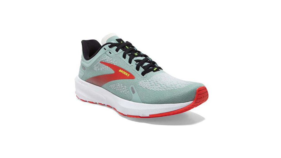 Brooks Launch 9 Running Shoes - Womens, Medium, Blue Surf/Black/Cherry Tomato, 5.0, 1203731B413.050