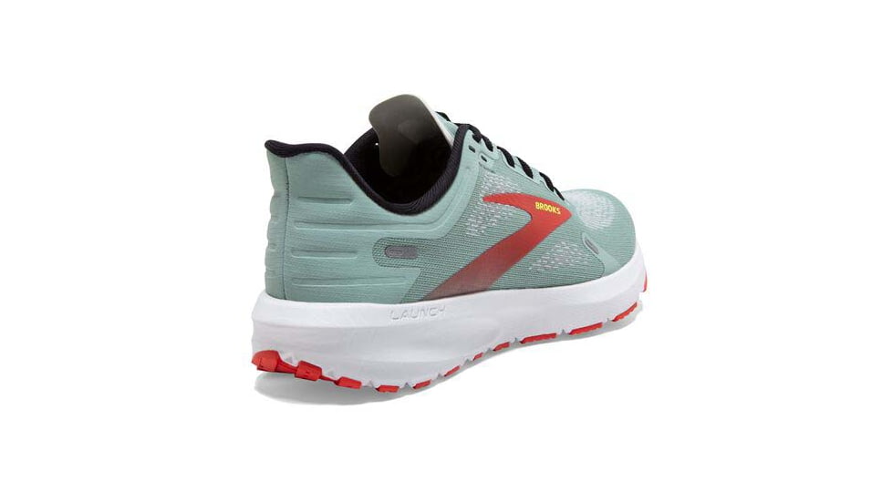 Brooks Launch 9 Running Shoes - Womens, Medium, Blue Surf/Black/Cherry Tomato, 5.0, 1203731B413.050