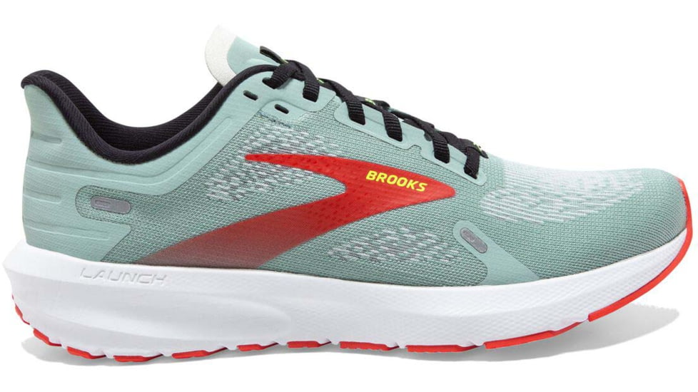 Brooks Launch 9 Running Shoes - Womens, Medium, Blue Surf/Black/Cherry Tomato, 5.0, 1203731B413.050