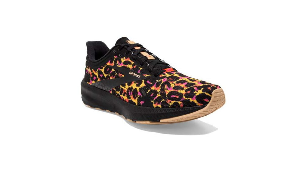 Brooks Launch 9 Running Shoes - Womens, Medium, Citrus/Coral/Black, 5.5, 1203731B747.055