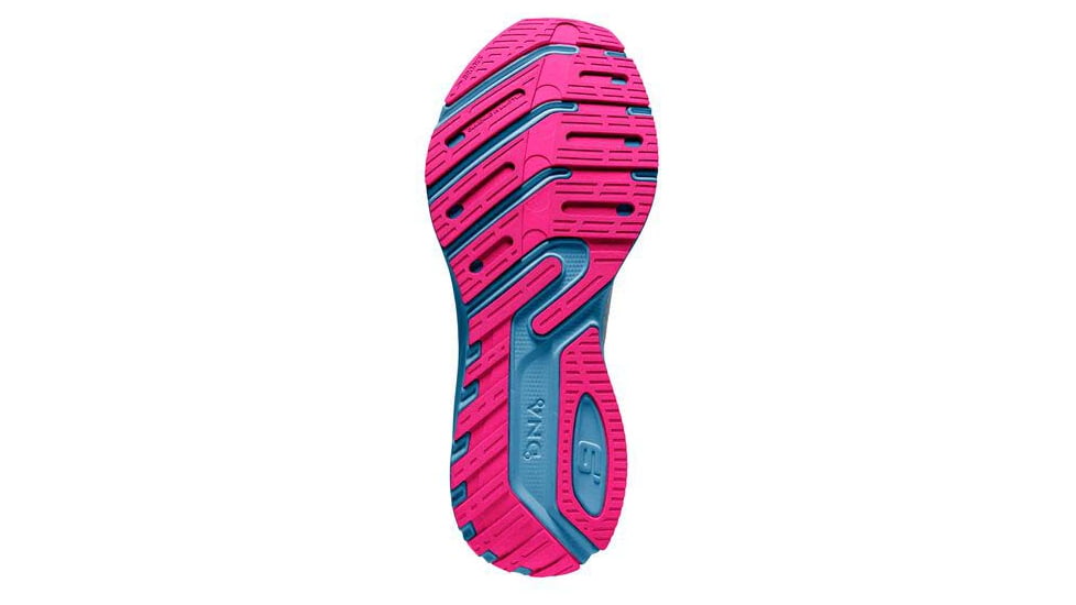 Brooks Launch 9 Running Shoes - Womens, Medium, Grey/Blue/Pink, 7.0, 1203731B016.070
