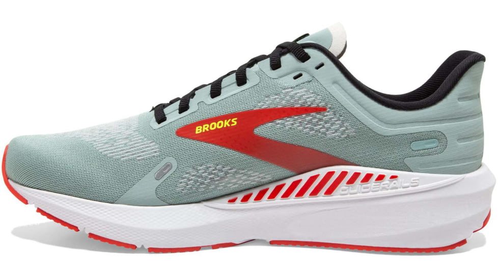Brooks Launch GTS 9 Running Shoes - Mens, Blue Surf/Black/Cherry Tomato, 13.0, 1103871D413.130
