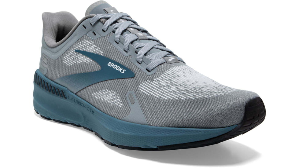 Brooks Launch GTS 9 Running Shoes - Mens, Grey/Midnight/White, 14.0, 1103871D063.140
