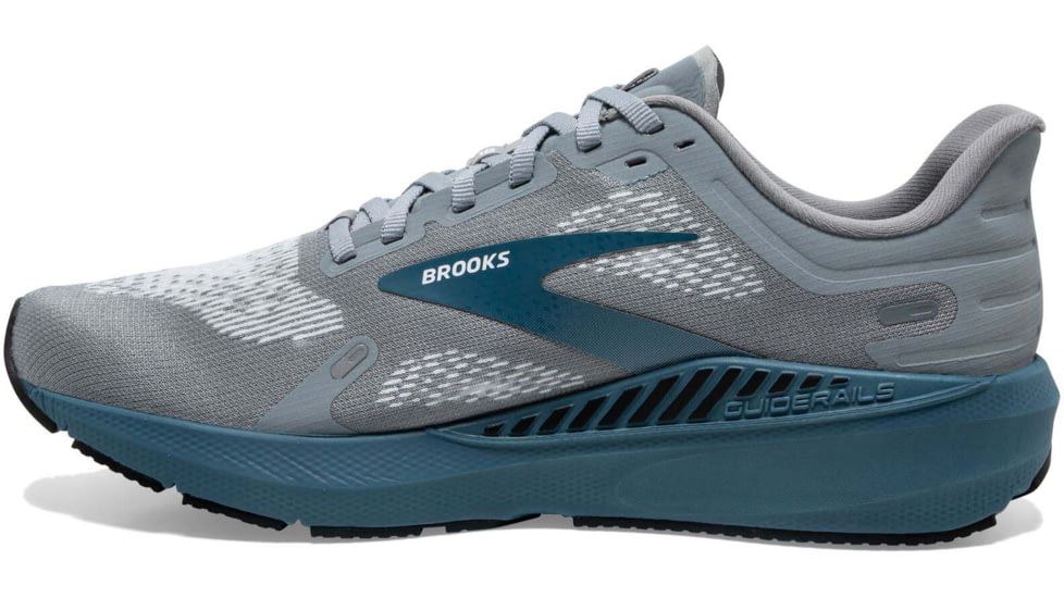 Brooks Launch GTS 9 Running Shoes - Mens, Grey/Midnight/White, 14.0, 1103871D063.140