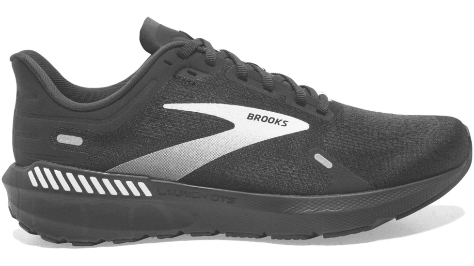 Brooks Launch GTS 9 Running Shoes - Mens, Medium, Black/White, 9.0, 1103871D048.090