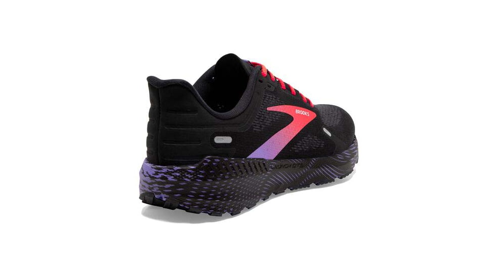 Brooks Launch GTS 9 Running Shoes - Womens, Medium, Black/Coral/Purple, 5.0, 1203741B026.050
