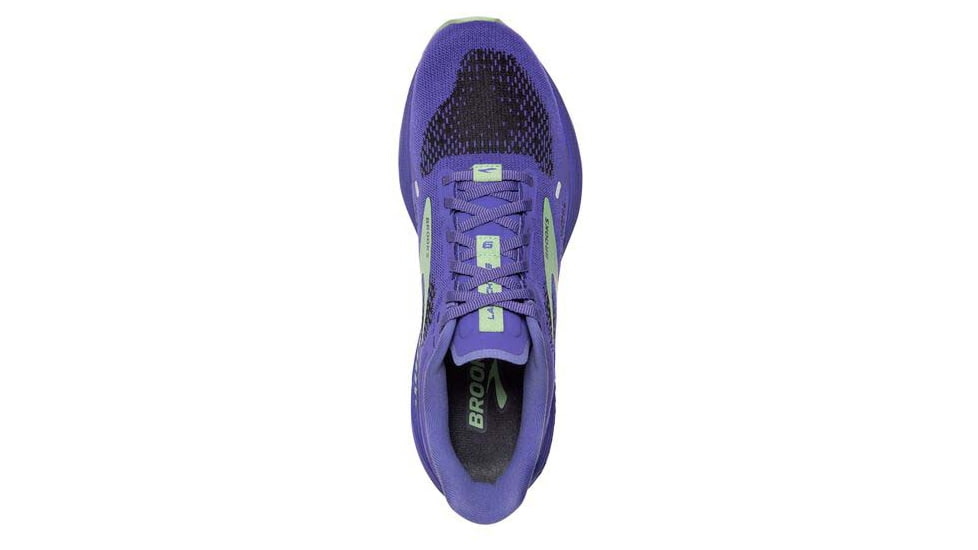 Brooks Launch GTS 9 Running Shoes - Womens, Medium, Blue Iris/Ebony/Green, 5.5, 1203741B525.055