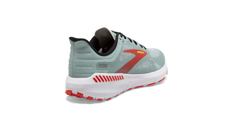Brooks Launch GTS 9 Running Shoes - Womens, Medium, Blue Surf/Black/Cherry Tomato, 7.0, 1203741B413.070