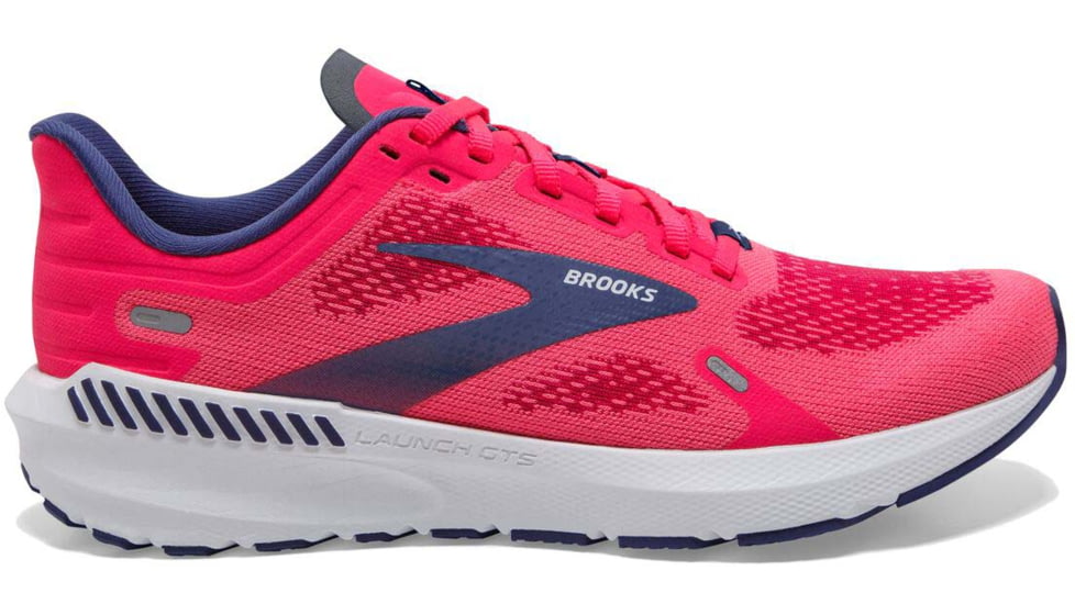 Brooks Launch GTS 9 Running Shoes - Womens, Medium, Pink/Fuchsia/Cobalt, 11.5, 1203741B604.115