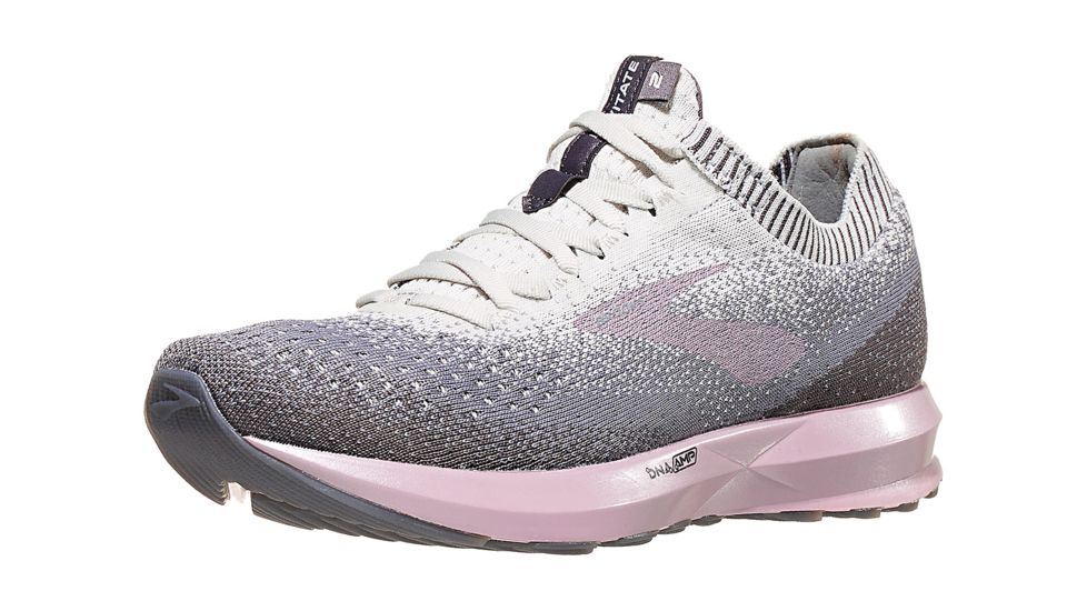 Brooks Levitate 2 - Womens, Grey/Grey/Rose, Medium, 6.5, 1202791B060.065
