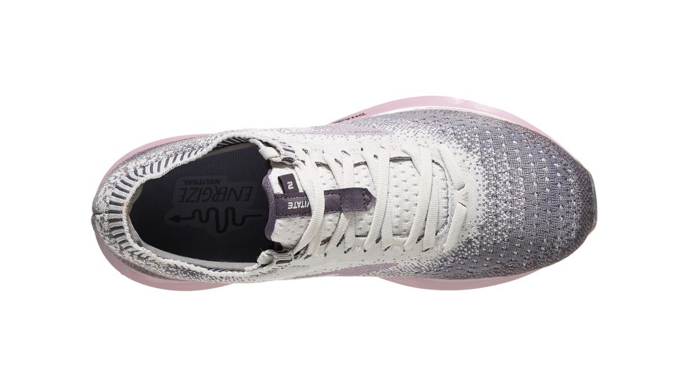 Brooks Levitate 2 - Womens, Grey/Grey/Rose, Medium, 6.5, 1202791B060.065