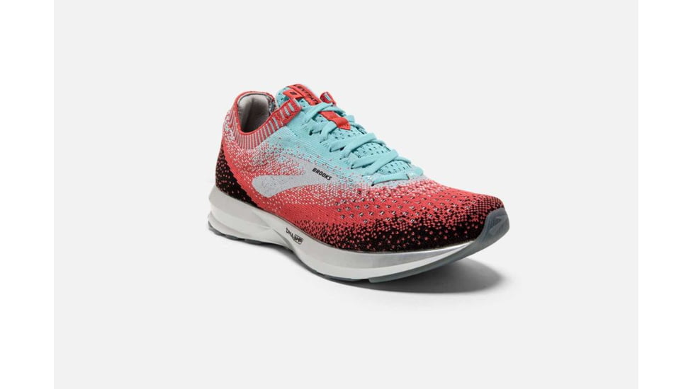 Brooks Levitate 2 Womens Road Running Shoes, Coral/Blue/Black, 12 US, Medium, 1202791B872.120
