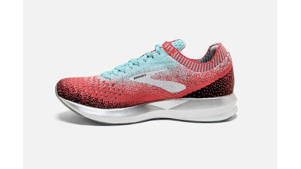 Brooks Levitate 2 Womens Road Running Shoes, Coral/Blue/Black, 12 US, Medium, 1202791B872.120