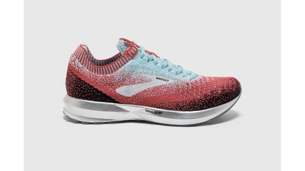 Brooks Levitate 2 Womens Road Running Shoes, Coral/Blue/Black, 12 US, Medium, 1202791B872.120