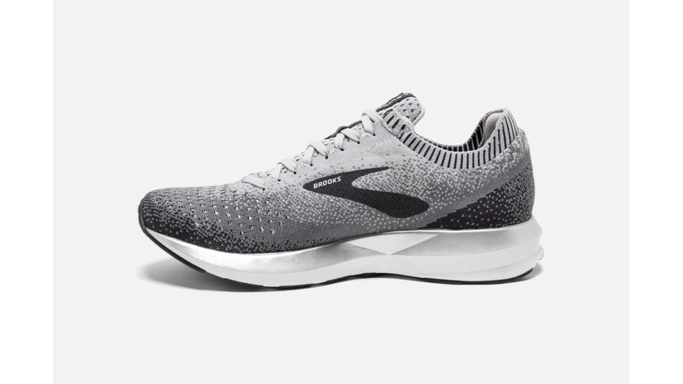 Brooks Levitate 2 Womens Road Running Shoes, Grey/Ebony/White, 10 US, Medium, 1202791B178.100