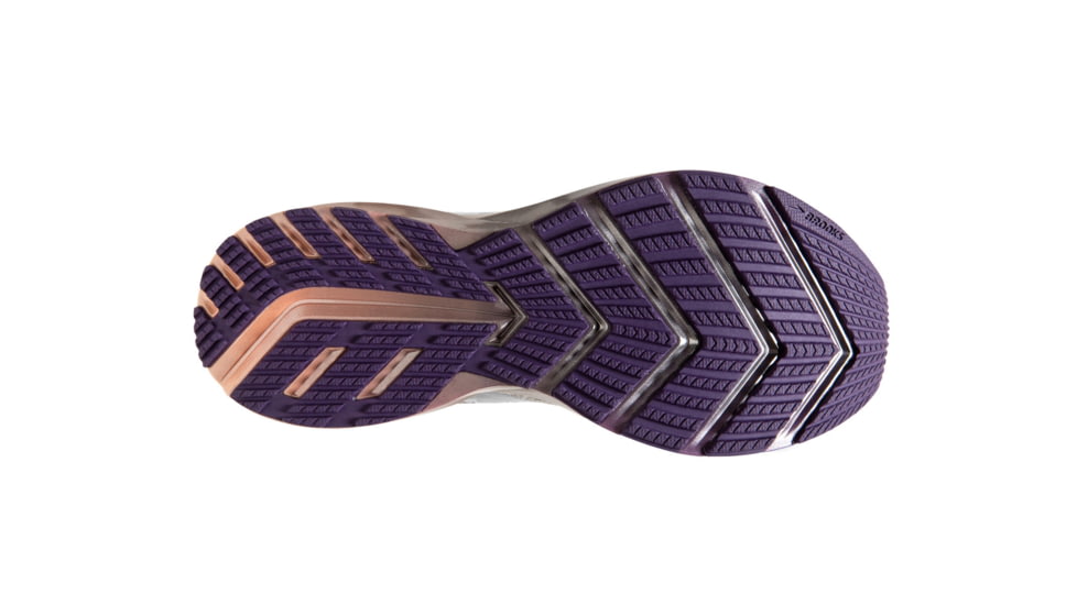 Brooks Levitate 3 Road Running Shoe - Womens, White/Purple/Cantaloupe, 10B, 1203001B134.100