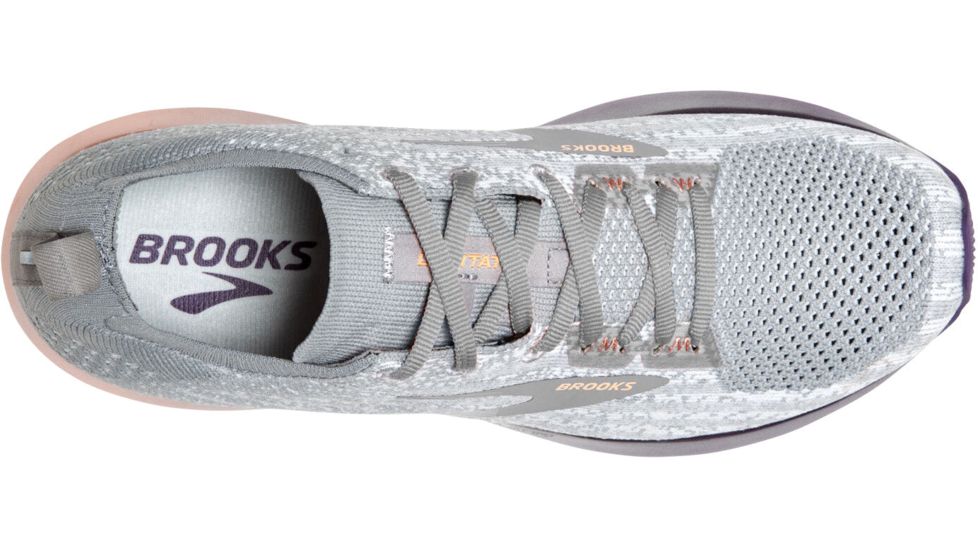 Brooks Levitate 3 Road Running Shoes - Womens, White/Purple/Cantaloupe, 10B, 1203001B134.100