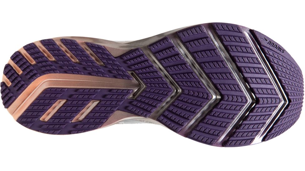 Brooks Levitate 3 Road Running Shoes - Womens, White/Purple/Cantaloupe, 10B, 1203001B134.100