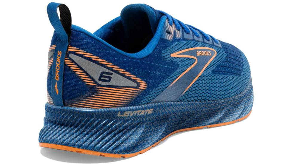 Brooks Levitate 6 Running Shoes - Mens, Classic Blue/Orange, 13.0, 1103951D405.130
