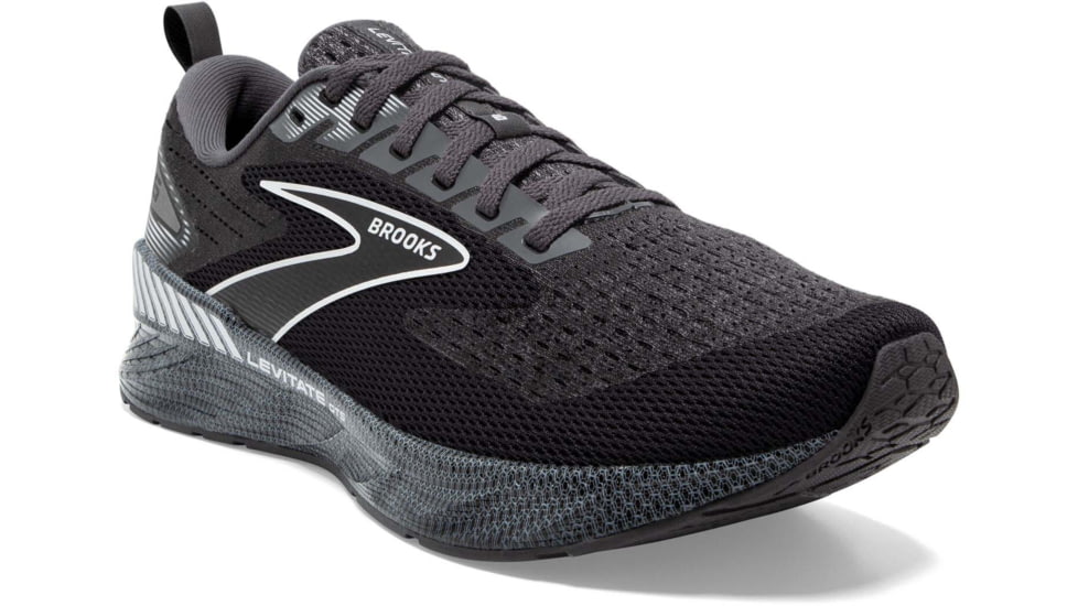Brooks Levitate GTS 6 Running Shoes - Mens, Blackened Pearl/Ebony/White, 7.0, 1103961D088.070