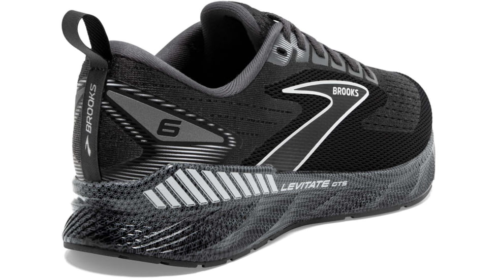 Brooks Levitate GTS 6 Running Shoes - Mens, Blackened Pearl/Ebony/White, 7.0, 1103961D088.070