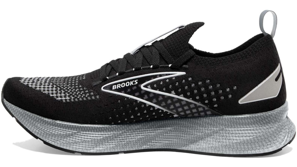 Brooks Levitate StealthFit 6 Running Shoes - Mens, Black/Grey/Oyster, 7.5, 1103971D046.075
