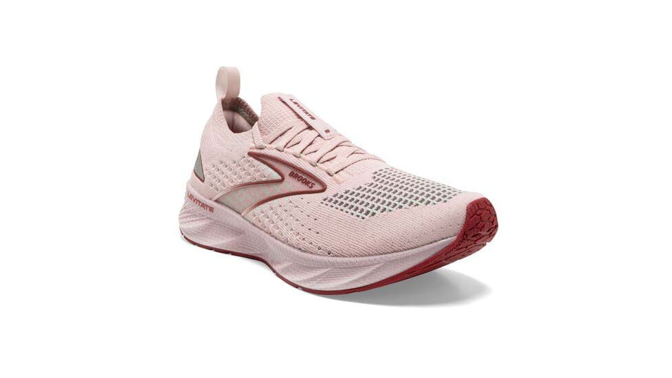 Brooks Levitate StealthFit 6 Running Shoes - Womens, Medium, Peach Whip/Pink, 10.5, 1203851B662.105