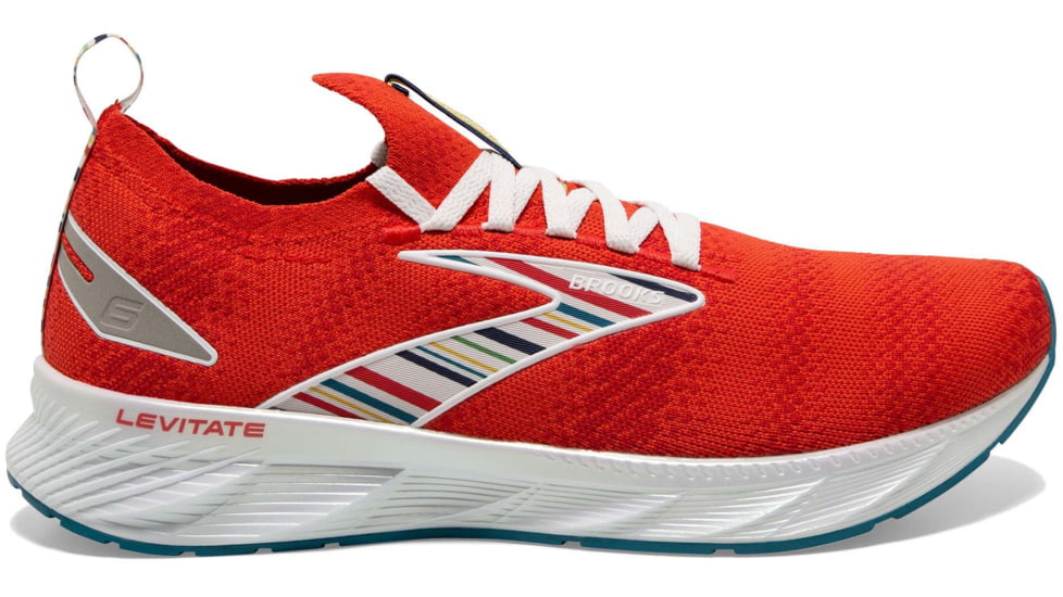 Brooks Levitate StealthFit 6 Running Shoes - Mens, Red/White/Blue, 12.0, 1103971D602.120