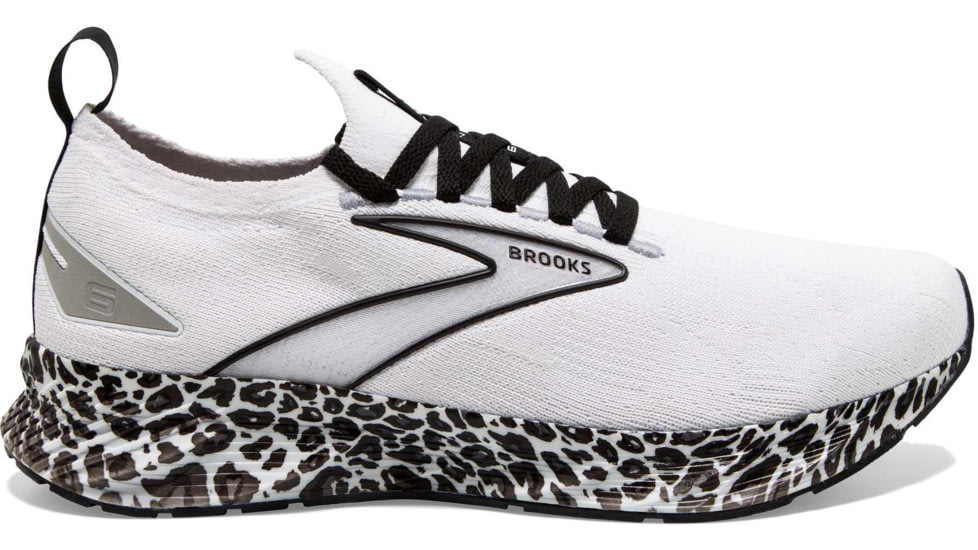 Brooks Levitate StealthFit 6 Running Shoes - Womens, Medium, White/Black/Alloy, 8.5, 1203851B116.085