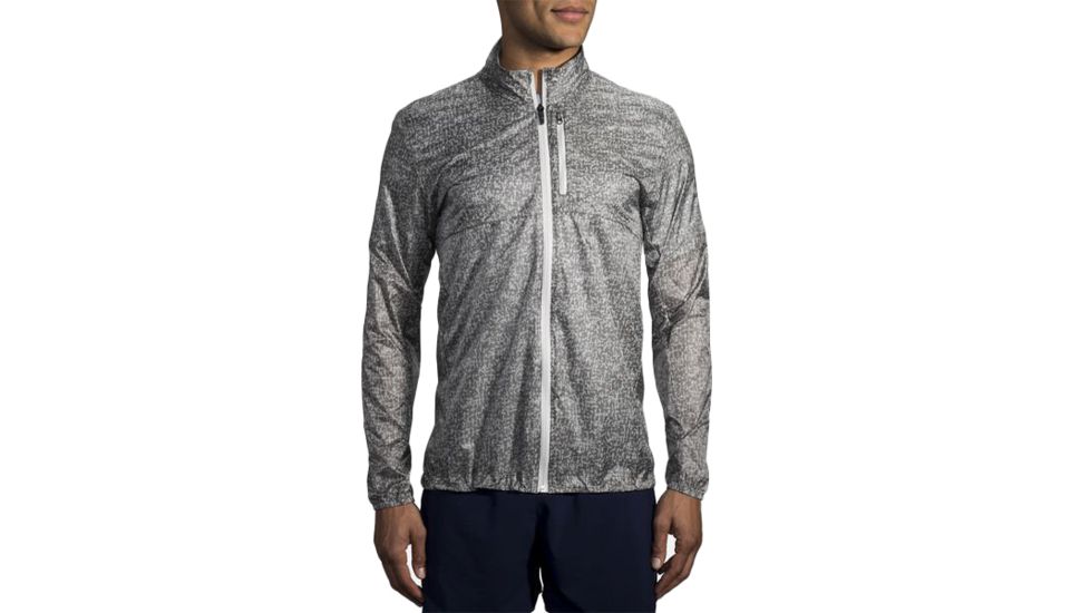 Brooks LSD Jacket - Mens, Ash Static, Small, 211100057.025