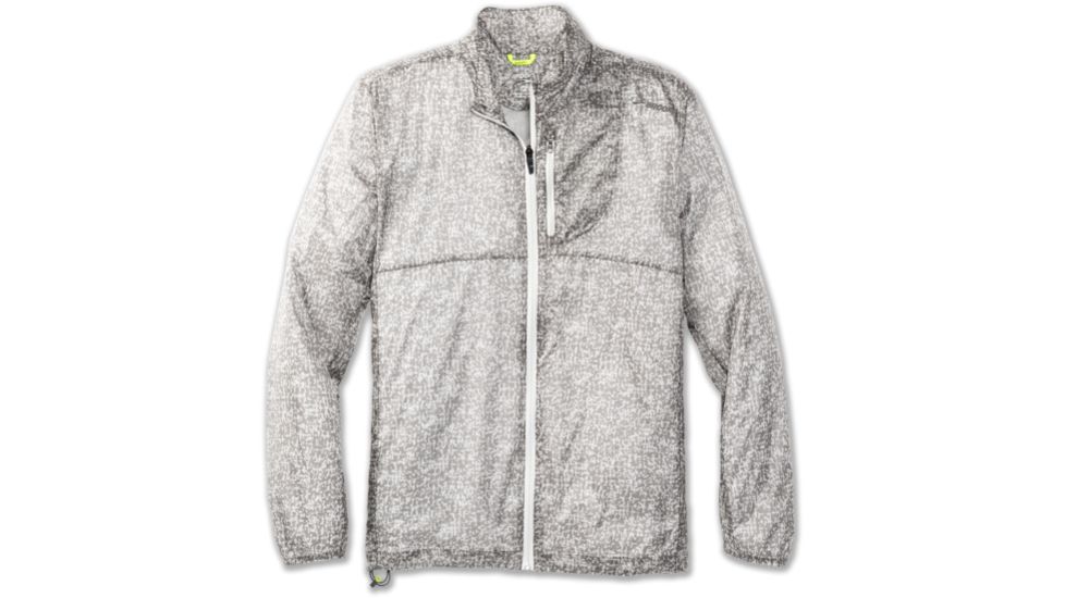 Brooks LSD Jacket - Mens, Ash Static, Medium, 211100057.030
