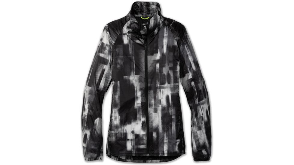 Brooks LSD Jacket - Womens, White Pulse/Black, Large, 221135182.035