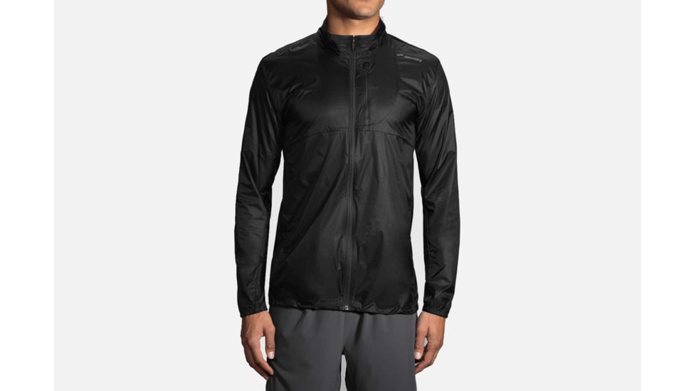 Brooks LSD Men's Running Jacket, Black, Large 211100-Black-L