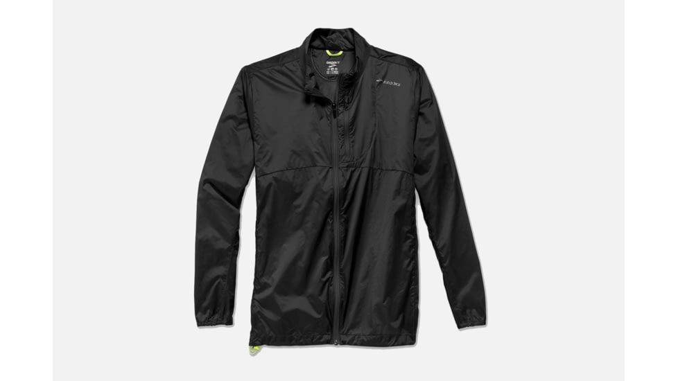 Brooks LSD Men's Running Jacket, Black, Large 211100-Black-L
