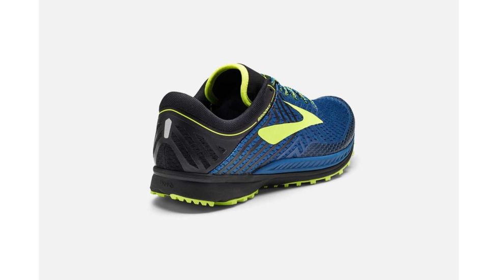 Brooks Mazama 2 Trail Running Shoes, Blue/Black/Nightlife, 7 US, Medium, 1102791D419.070