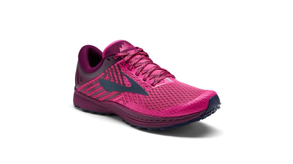 Brooks Mazama 2 Trail Running Shoes - Normal - Womens, Pink/Plum/Navy, 9 US, 1202671B641.090