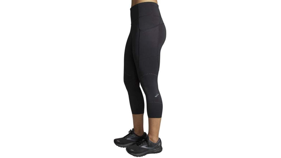 Brooks Method 3/4 Tight - Womens, Black, S, 221522001.025