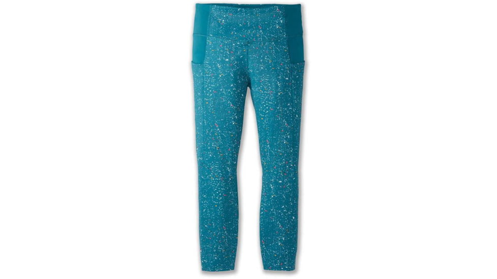 Brooks Method 3/4 Tight - Womens, Lagoon Speckle Print/Lagoon, XL, 221522486.040